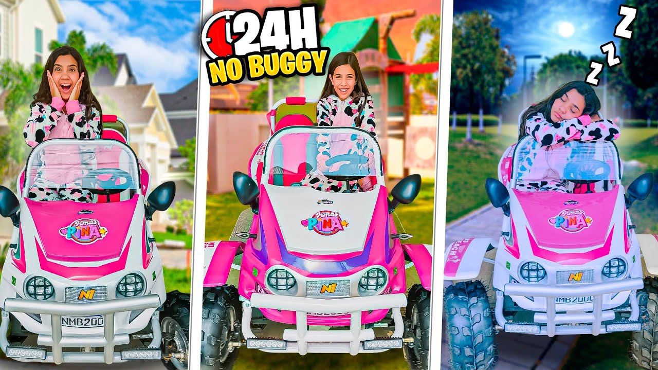 PASSAMOS 24H ANDANDO NO BUGGY E A ÚLTIMA A SAIR VENCE ! * OLHA O QUE ACONTECEU COM MANU