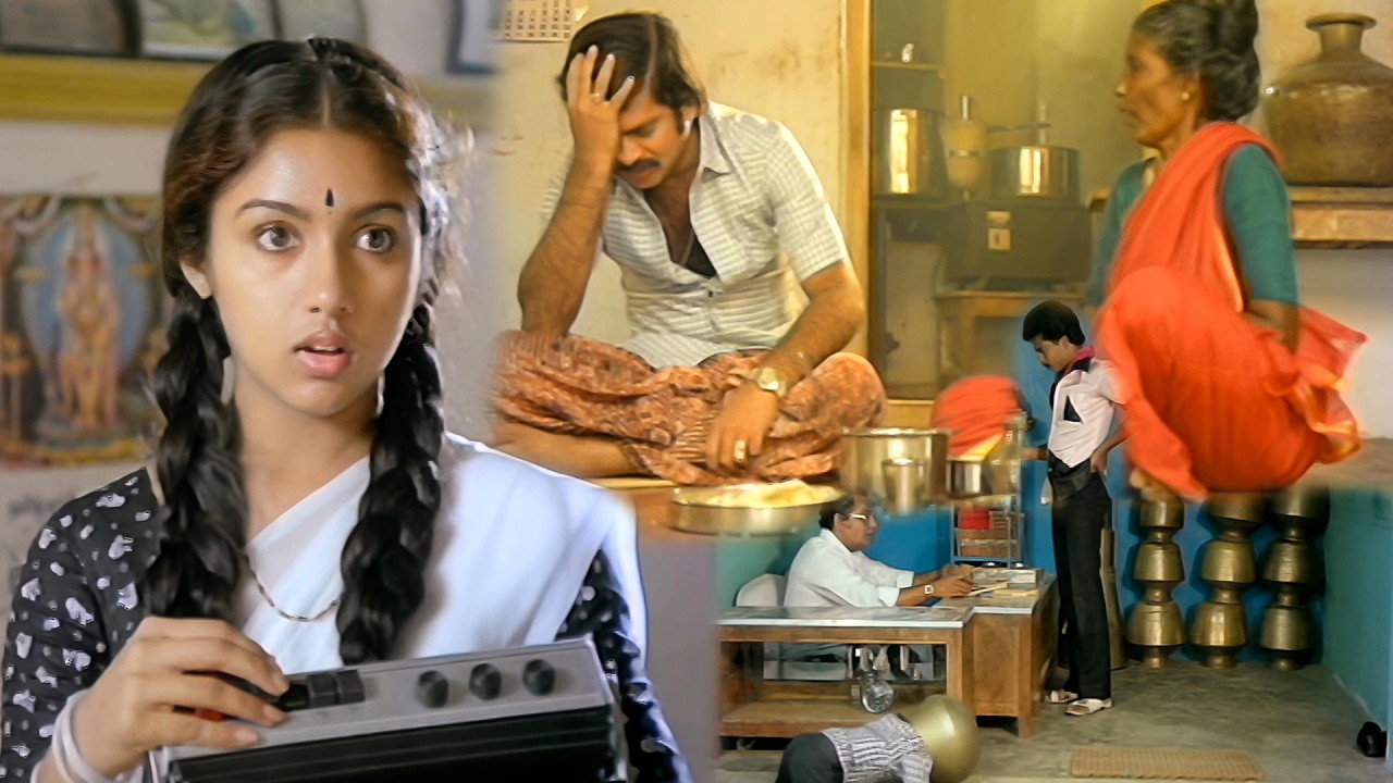 சின்னவன் சாப்ட வந்தனா இல்லியா | ஆண்பாவம் Super Hit Comedy Video HD #Pandiarajan #Comedy #RJS #Fun
