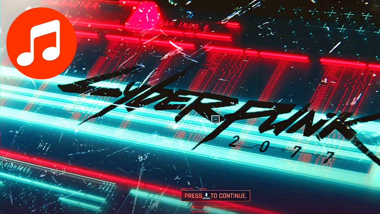 CYBERPUNK 2077 Music 🎵 Title Screen ONE HOUR (CBP 2077 Soundtrack | OST)