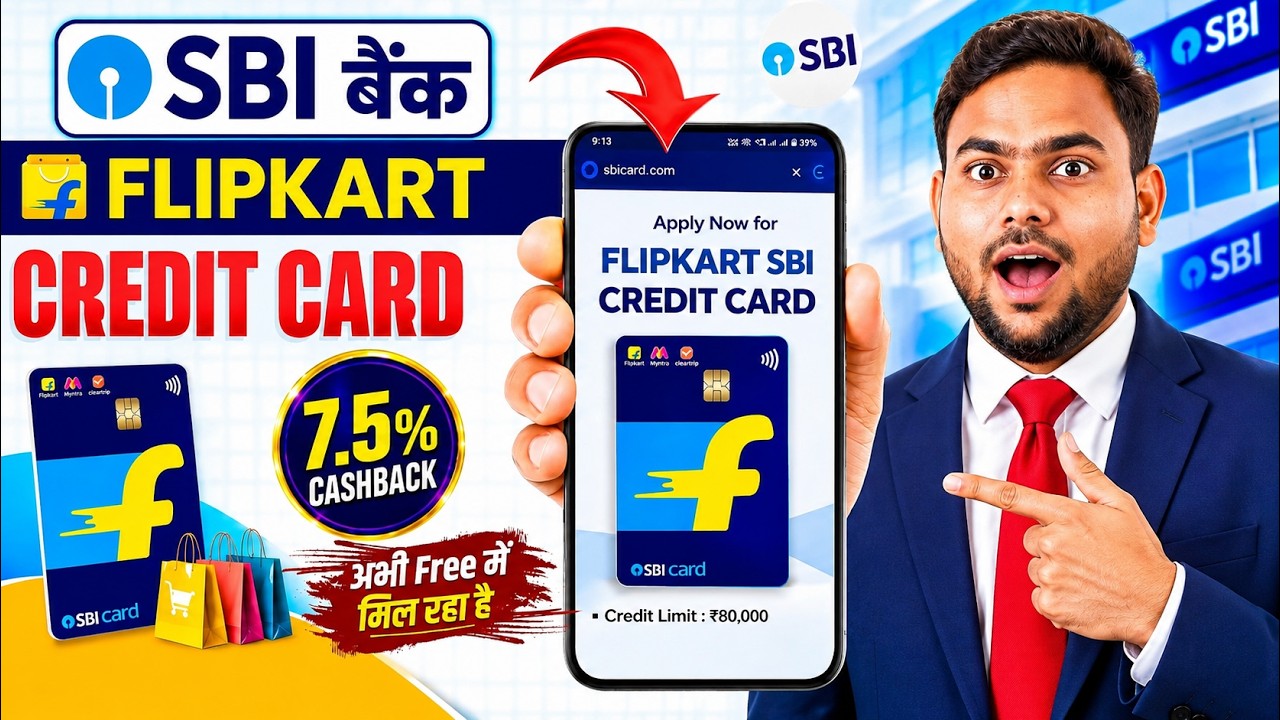 Flipkart SBI Credit Card Apply Online 2026 | Full Process Step By Step | How to Apply for a Credi...