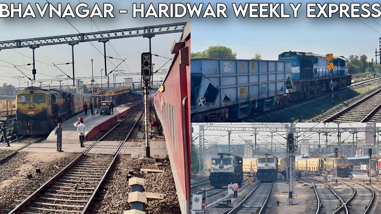 Journey in Bhavnagar Haridwar Weekly Express | Jodhpur to Haridwar Train Journey | Indian Railway