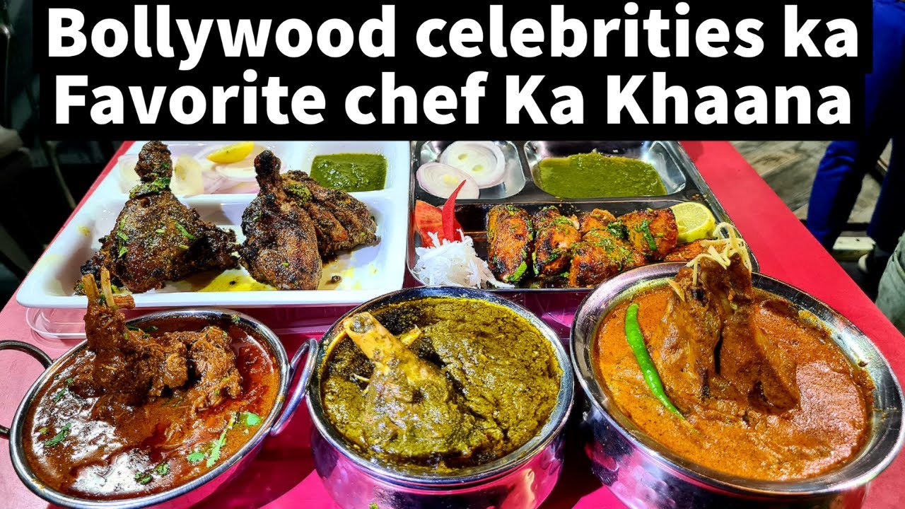 BOLLYWOOD CELEBRITIES KE FAVOURITE CHEF KA KHAANA. AMRITSARI MEAT AUR BHATTI KA MURG. Indian Food