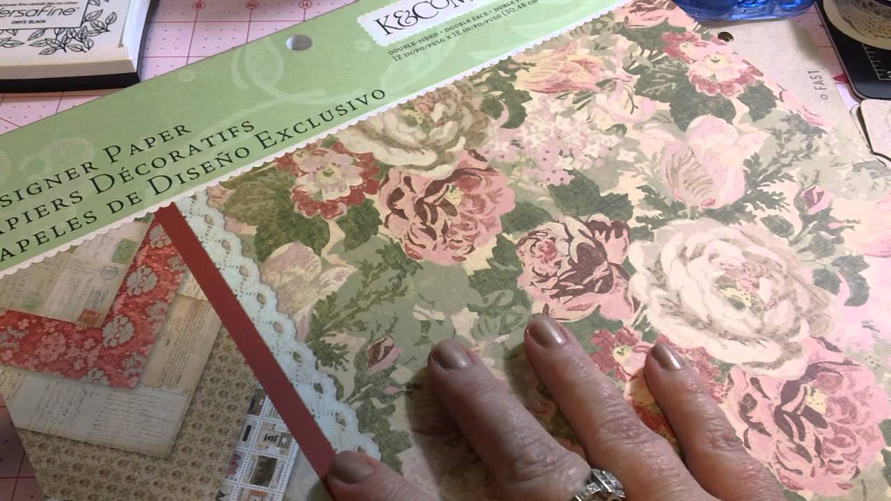 How I make my mini junk journals - Step 1