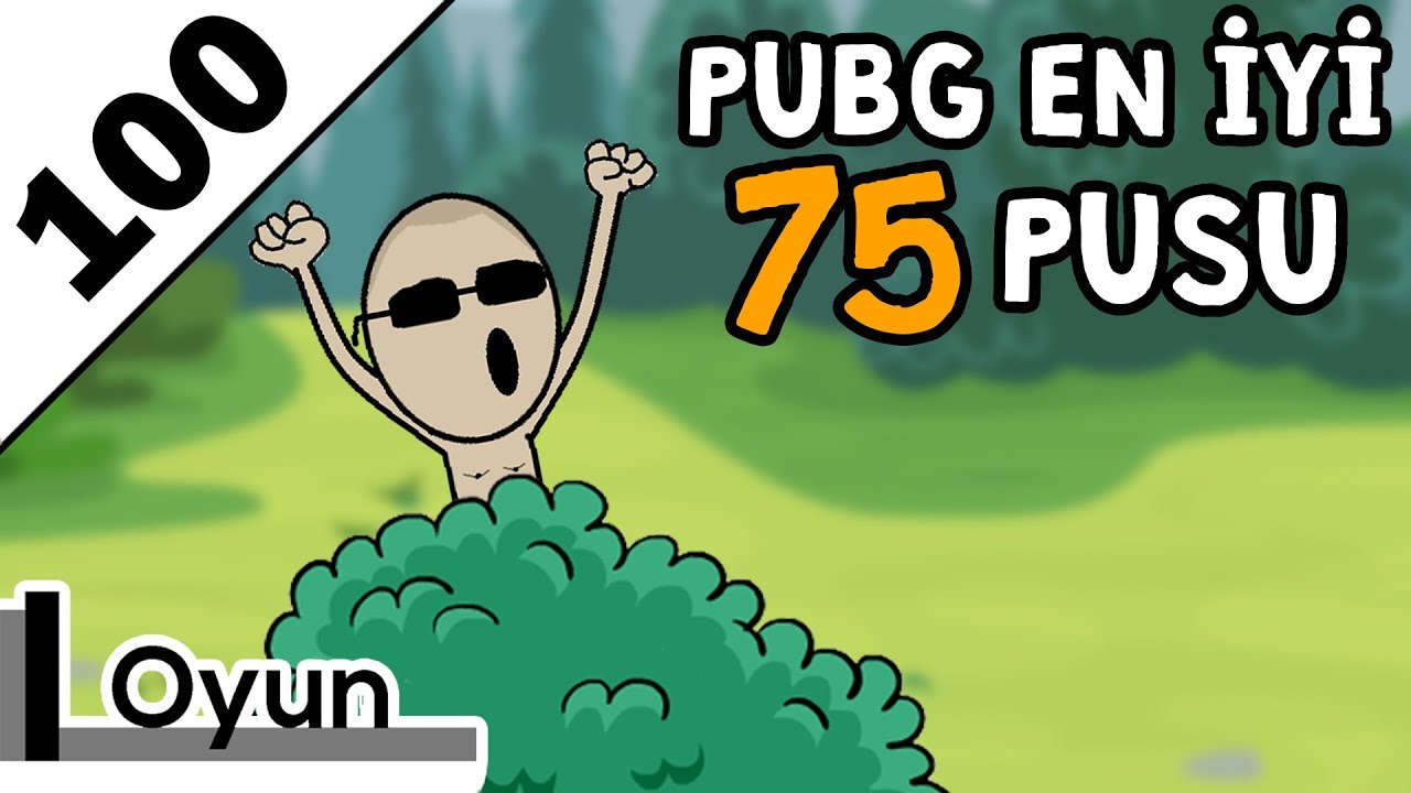 PUBG - En Sanatsal 75 Farklı Pusu (zSuat)