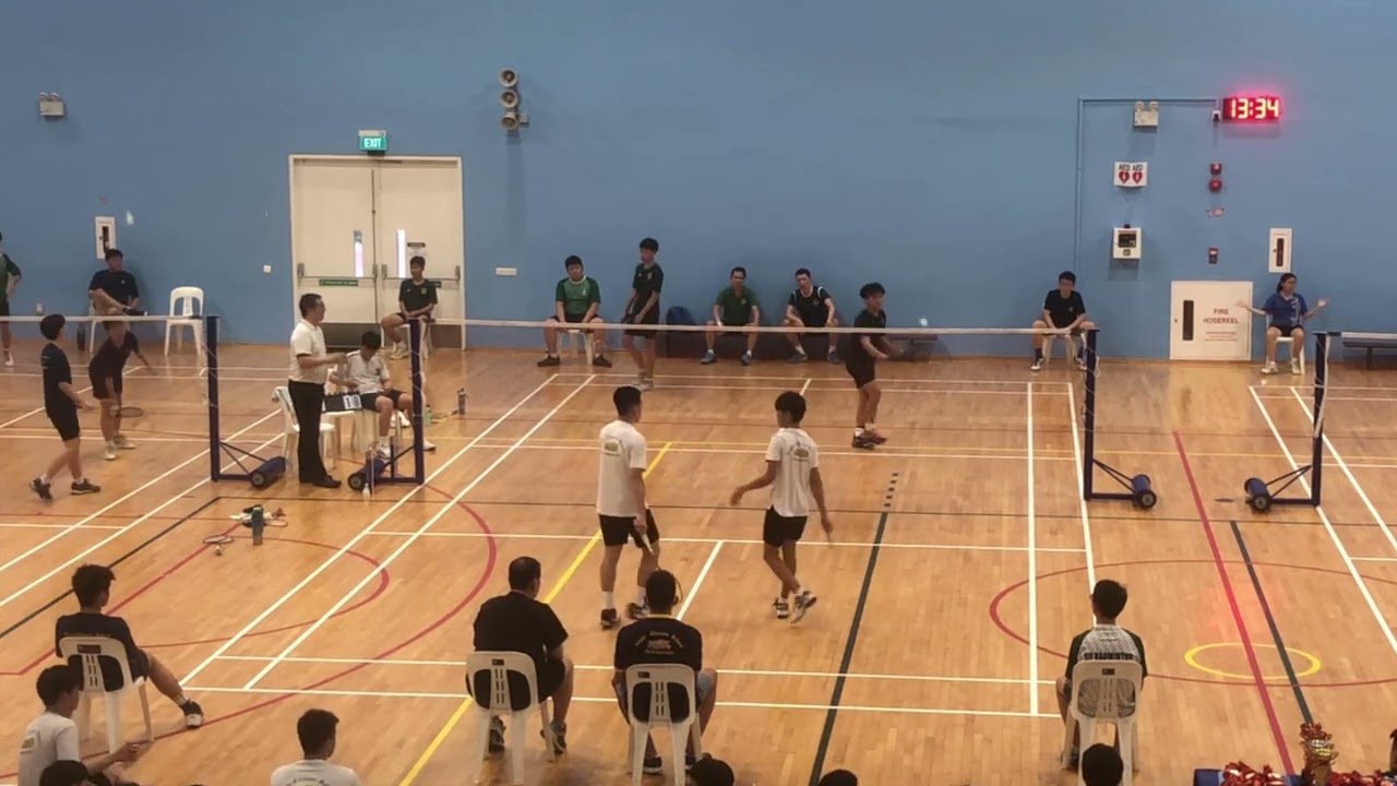 NSG2025 Badminton B Div South Zone Finals ACSI vs RI - First Doubles