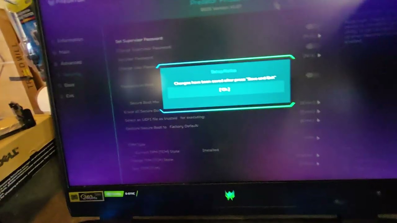How to enable / disable Secure Boot on Acer Computers (laptops and desktops)