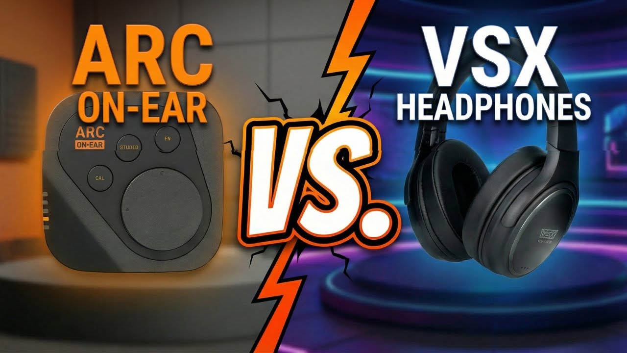 Slate VSX 5 vs ARC ON EAR - Headphone Mixing Systems That Are Game-Changers For Producers