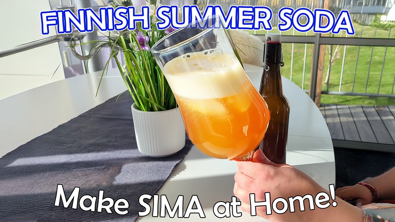 How to make SIMA a Traditional Finish Drink from History at home DIY