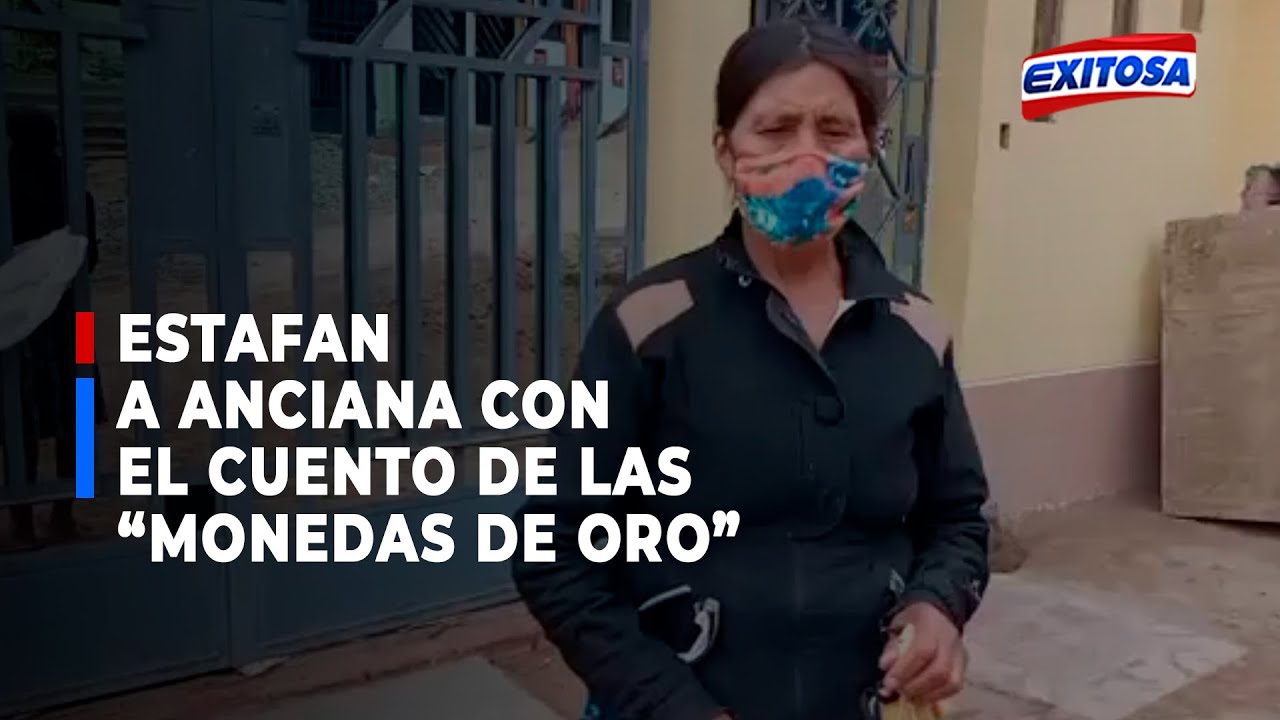 🔴🔵INDIGNANTE | Estafan a anciana con el cuento de las monedas de oro