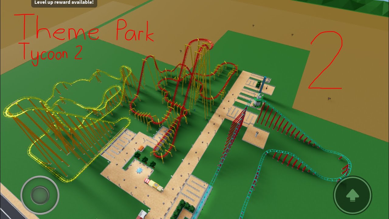 The Red Inverted Coaster! | Theme Park Tycoon 2 Series Episode 2