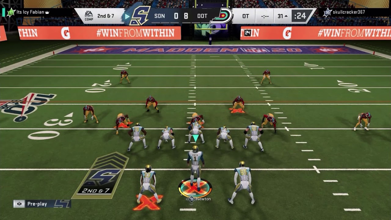 Cam Newton ankle breaker(Madden 20)