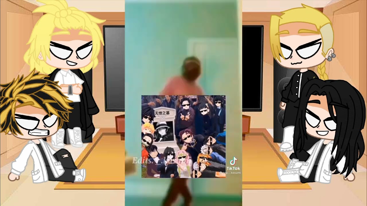 tokyo revengers reacciona a chifuyuu es nezuko y takemichi es tanjiro //no ships//manga espoiler