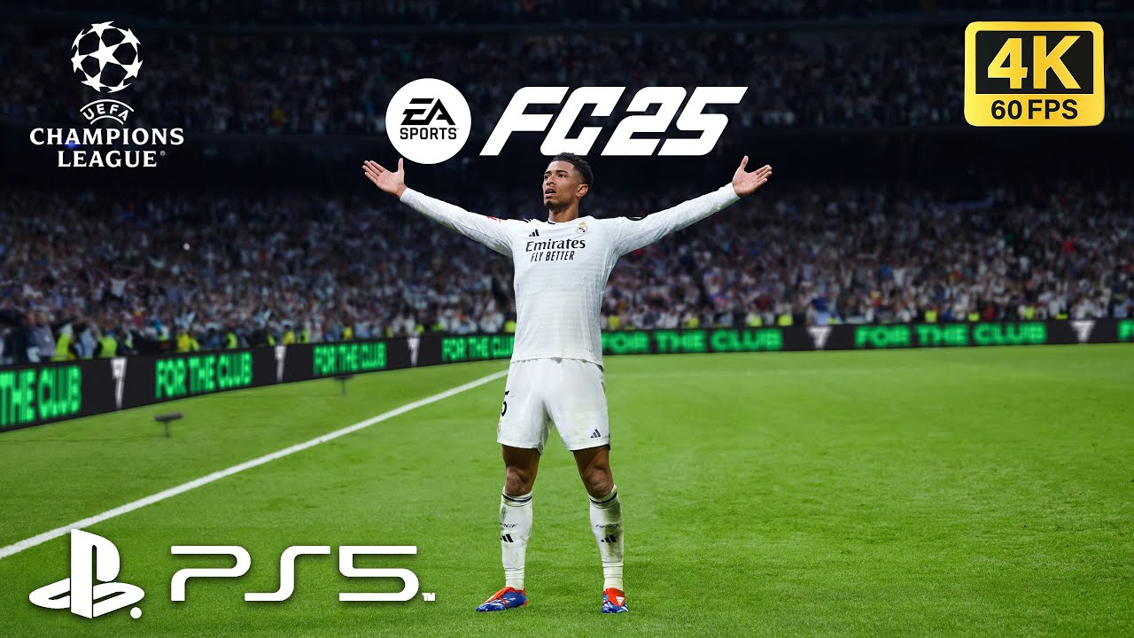 EA FC 25 PS5 Slim - Real Madrid vs Manchester City | Final UEFA Champions League [4K HDR 60FPS]