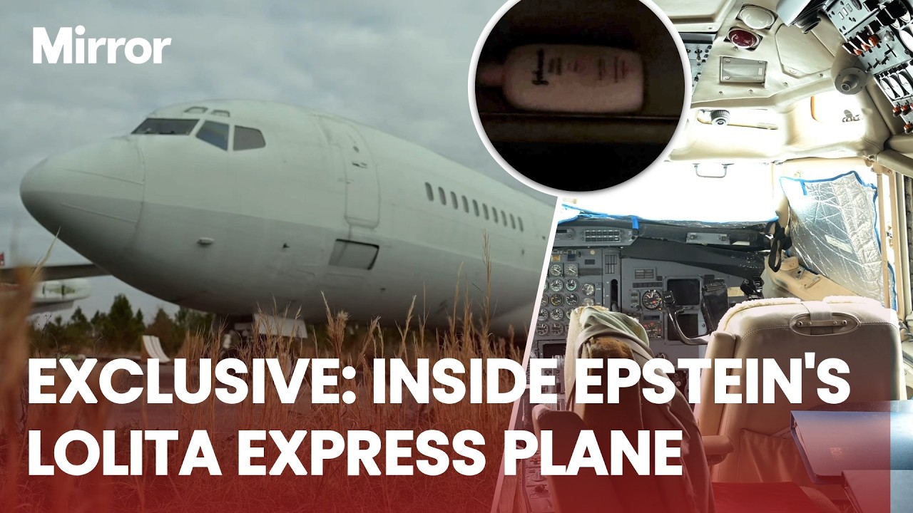 EXCLUSIVE: Inside Lolita Express Jeffrey Epstein's private jet found in plane graveyard