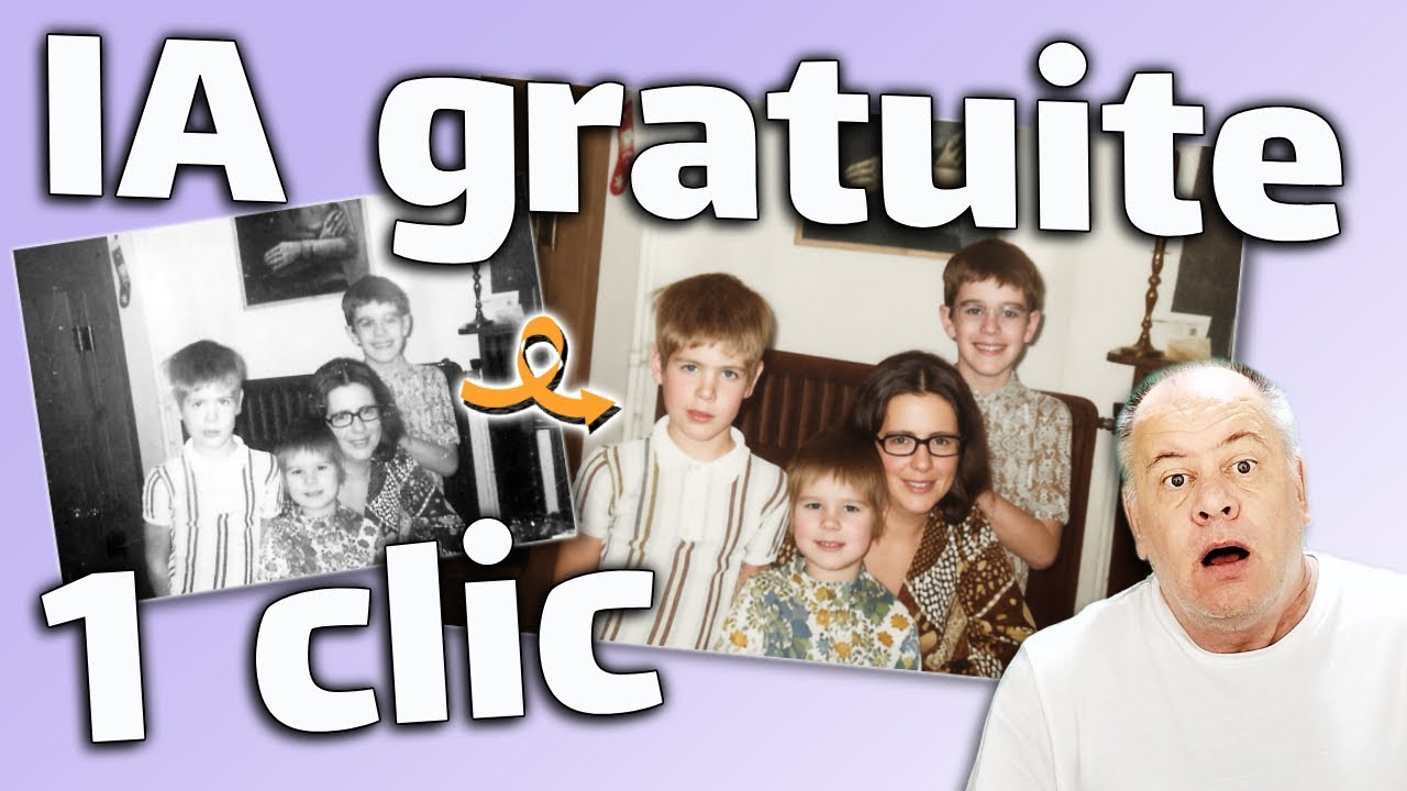 IA gratuite, restaurez vos photos en 1 clic