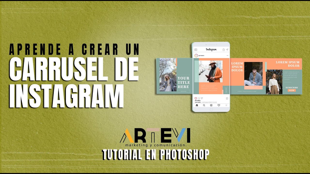 ✅ Aprende a crear un CARRUSEL para INSTAGRAM | Tutorial PHOTOSHOP | 2023