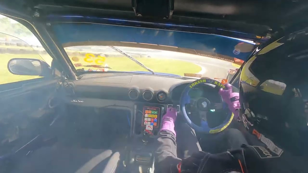 British drift championship round 3  Teesside reversed practice ps13 400whp