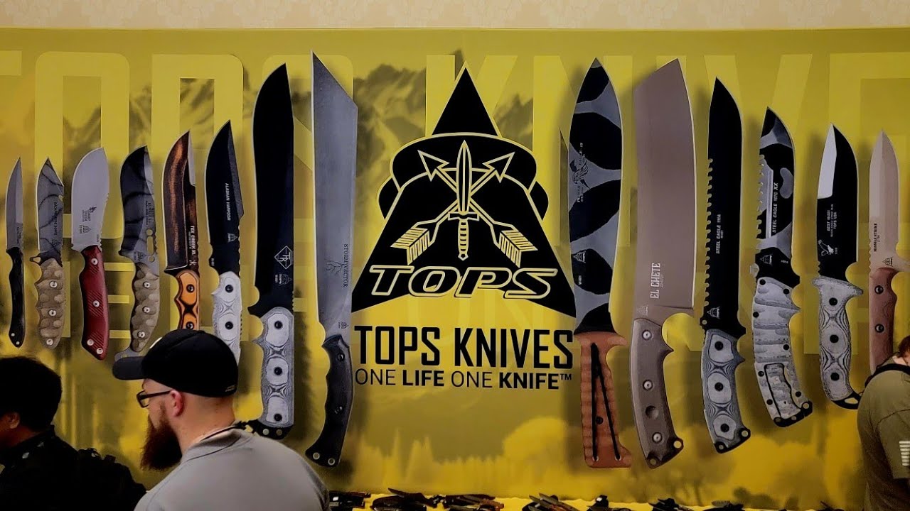 SHOTSHOW 2024, TOPS KNIVES PT.2 THE LARGER PROTOTYPES!