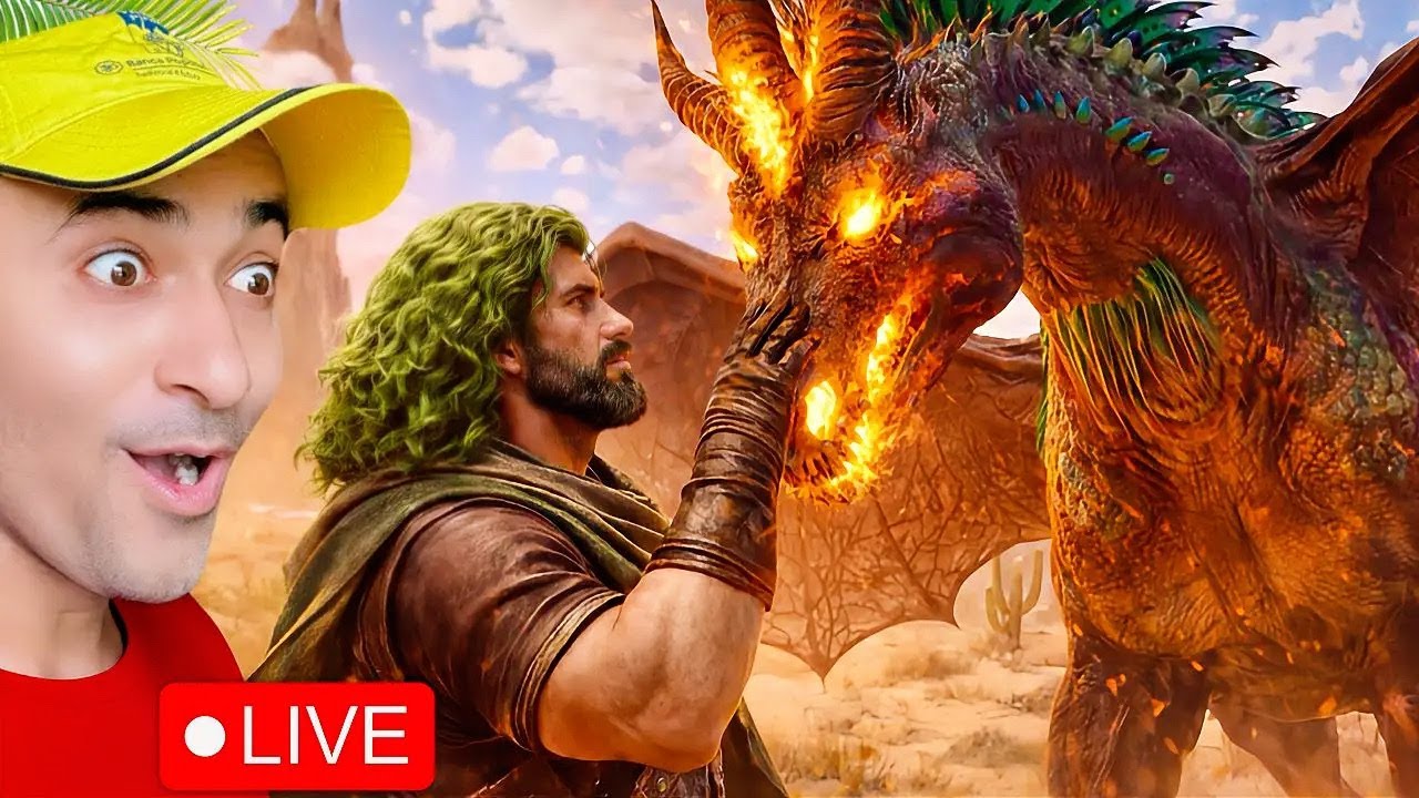 TAMING MY FIRST DREADMARE ! | ARK SCORCHED EARTH LIVE