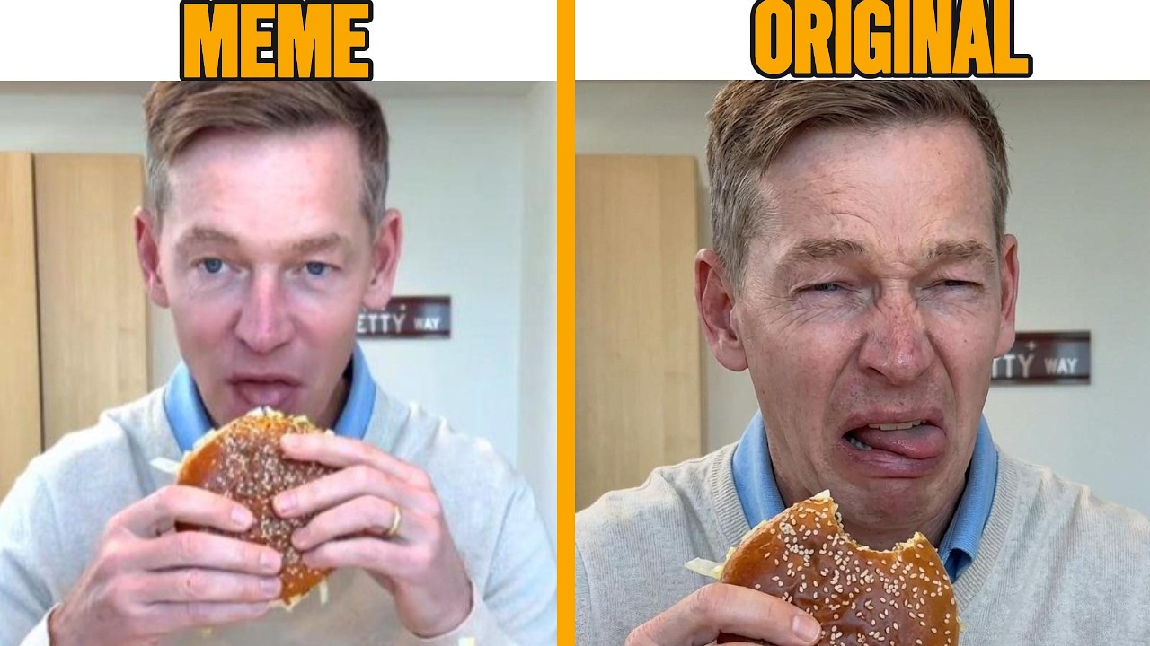 McDonald's CEO Original vs Meme