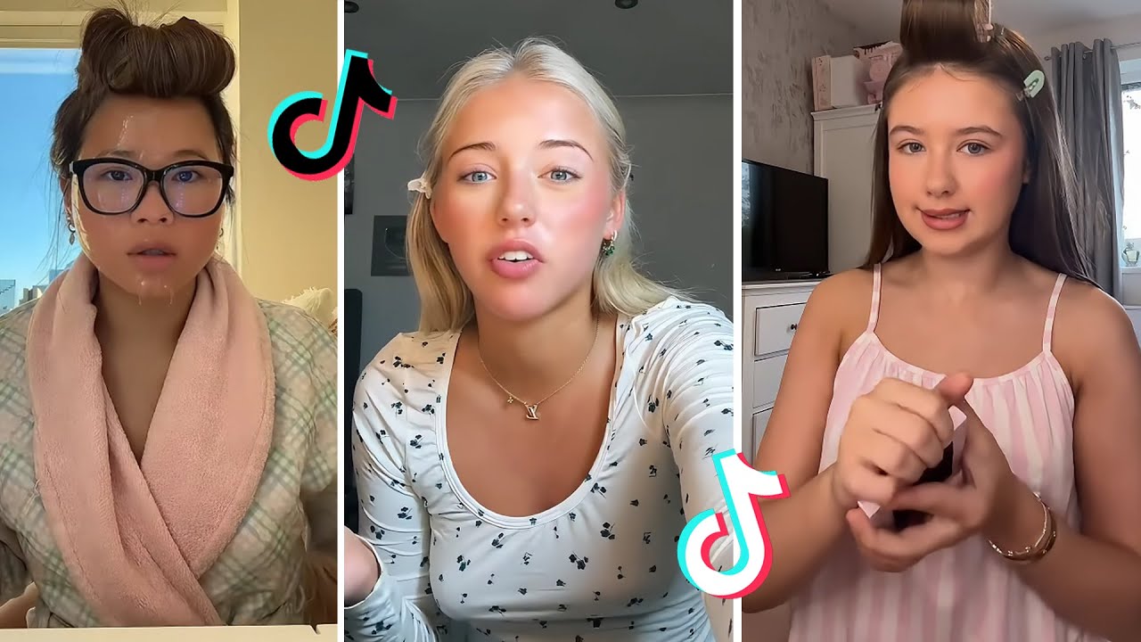 Makeup Tutorial Tiktok Compilation - GRWM  ( Get Ready With Me ) ❤️(Skincare, Makeup, Outfits) 1027🥰