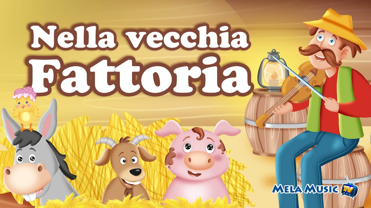 Nella vecchia fattoria - canzoni @Mela_Educational
