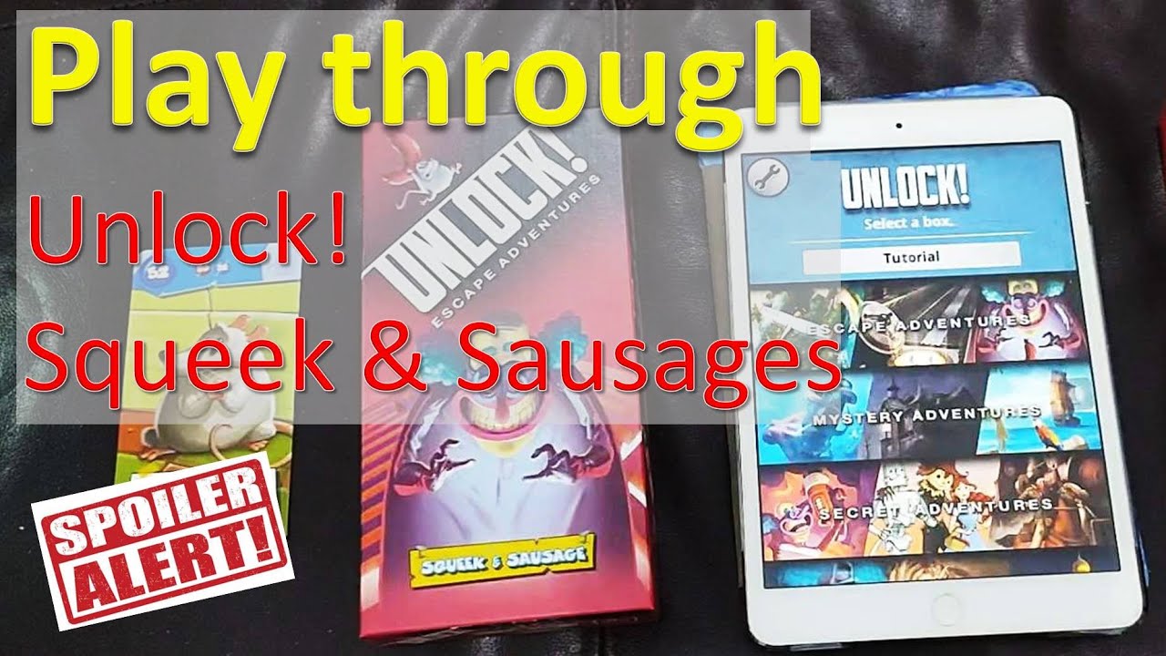 Major Spoiler !! #Unlock Escape Adventure - Squeek & Sausage Playthrough