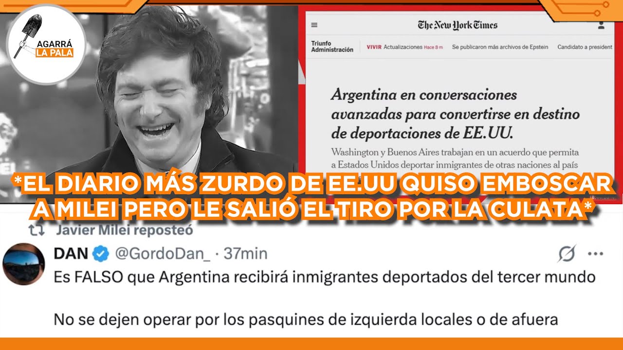 EL DIARIO MÁS ZURDO DE EE.UU QUISO EMBOSCAR A MILEI PERO LE SALIÓ EL TIRO POR LA CULATA: "ES FALSO"
