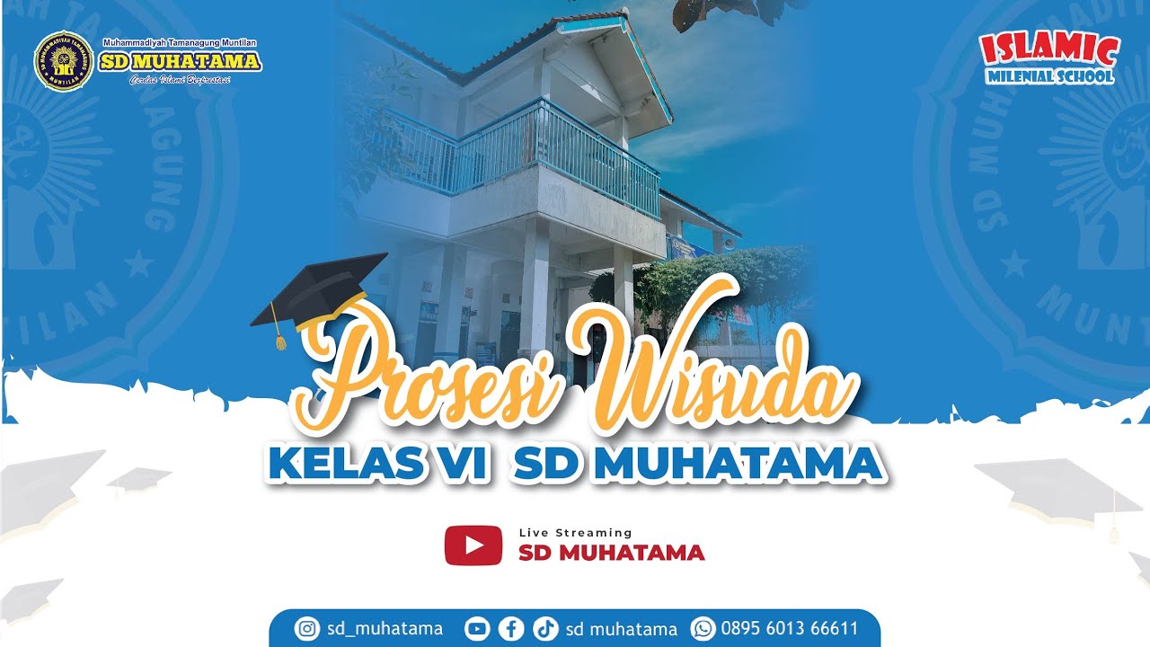 Prosesi Wisuda Kelas VI SD Muhatama