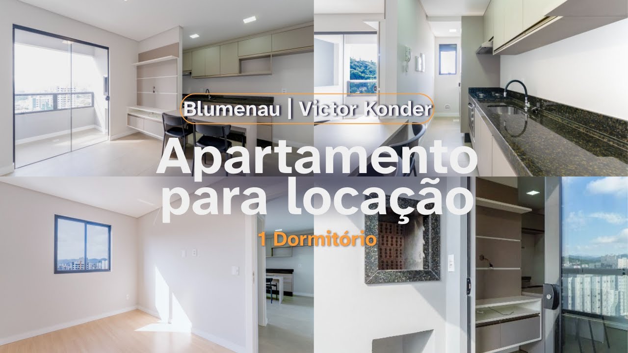 Apartamento para locação com 1 dormitório, 41m² no bairro Victor Konder em Blumenau/SC