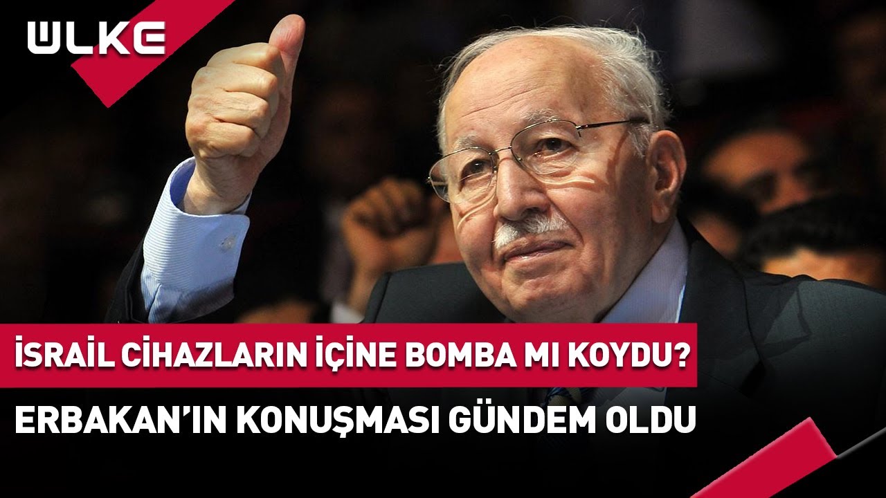 Erbakan'ın Yıllar Önce Yaptığı Konuşma #Gündem Oldu!  İsrail Cihazlara Bomba Mı Koydu? #haber