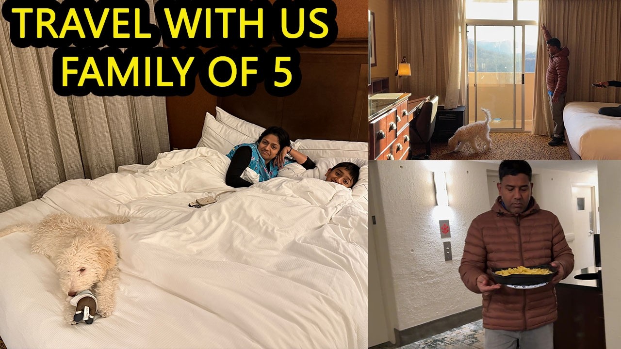 Hotel room சமையல் ~Our relaxing evening with family at Gatlinburg Tennessee / Family Traveler VLOG