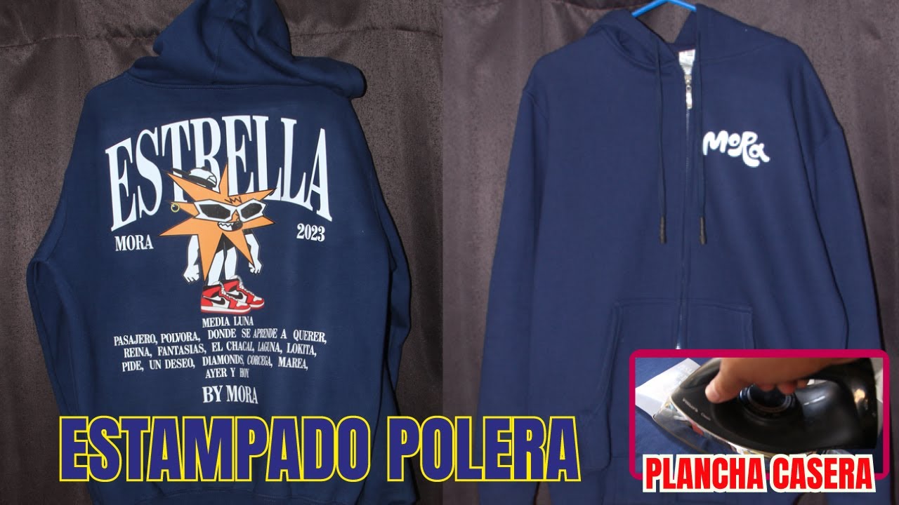 &iquest;C&Oacute;MO estampar POLERAS con DTF y PLANCHA CASERA? [ESTAMPADO TEXTIL]