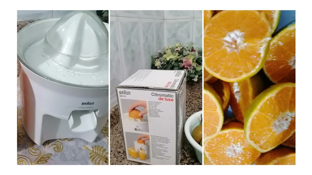أحسن عصارة براون BRAUNاحسن ليمون ديال العاصير 👌🍊🍊