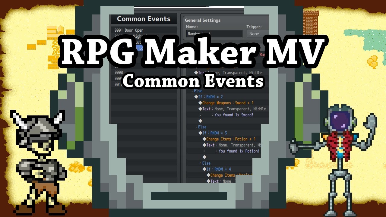 RPG Maker MV Common Events