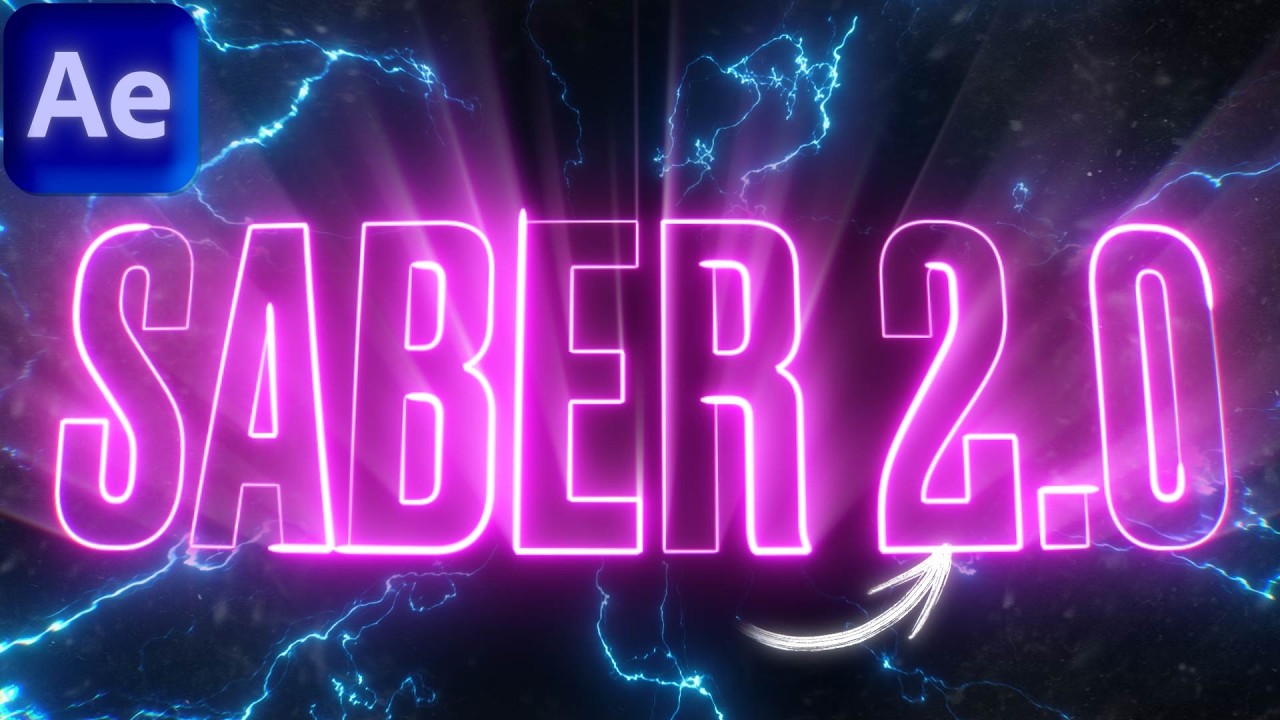 Освойте плагин Saber в After Effects