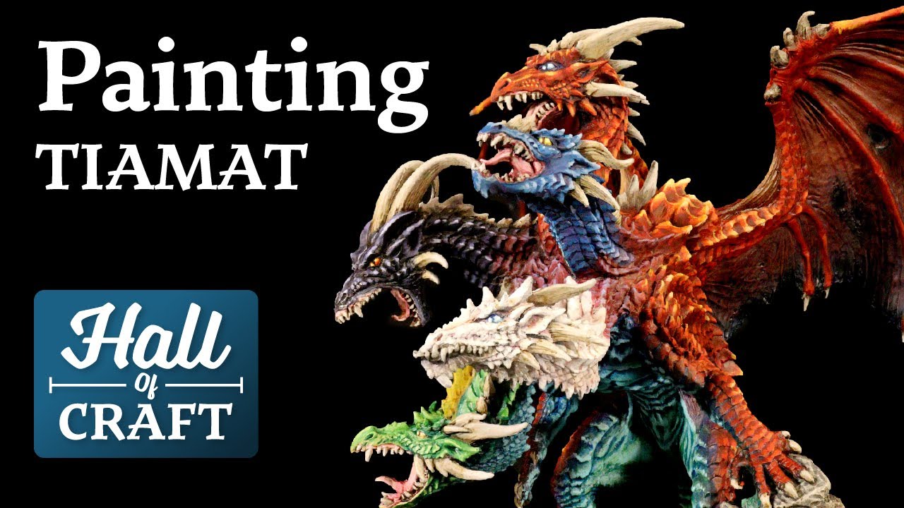 Painting the EPIC Ma'al Drakar as Tiamat the Dragon Queen - Hall of Craft (EP 35)