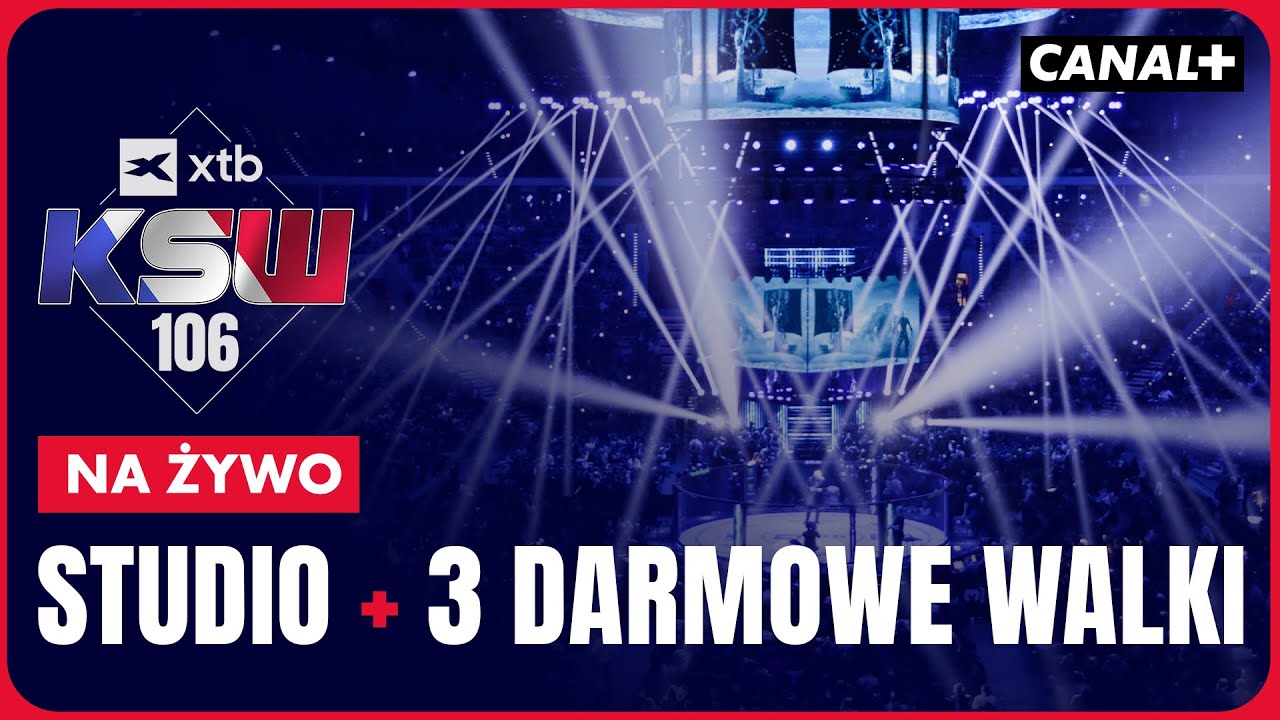 XTB KSW 106 | STUDIO + TRZY DARMOWE WALKI