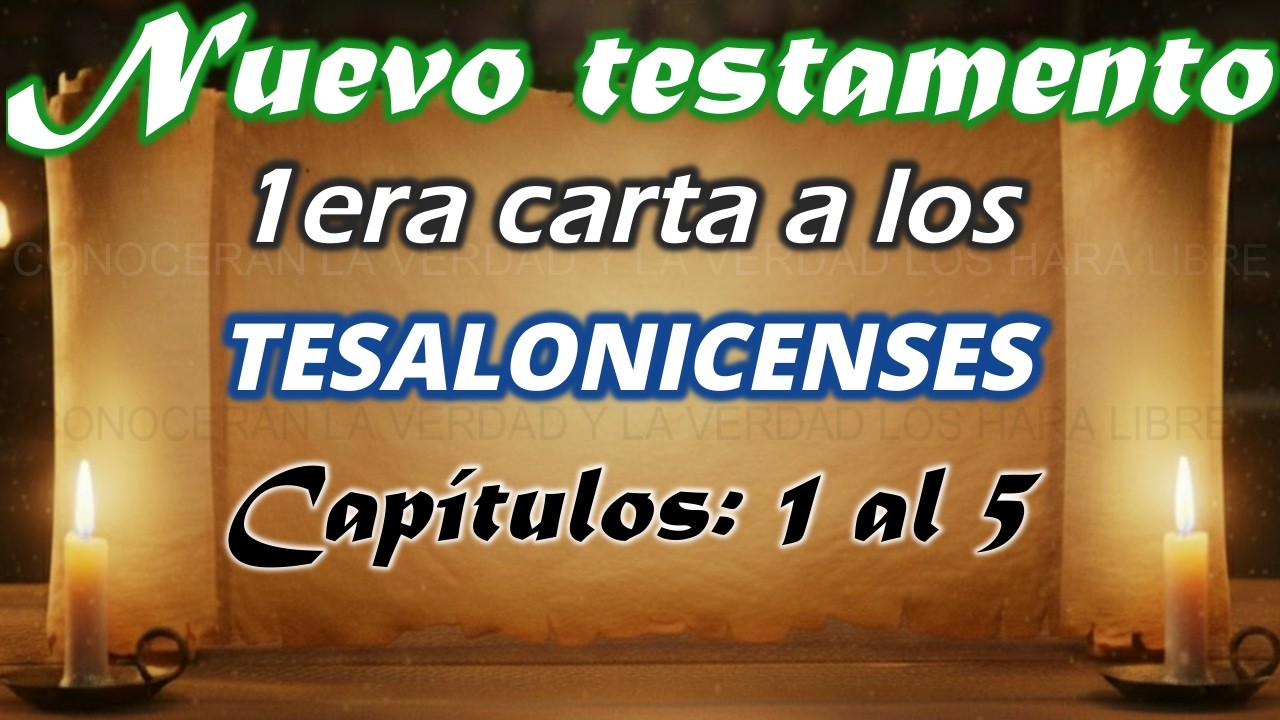 1 TESALONICENSES 1 al 5 - ESTUDIO BIBLICO - ENSEÑANZA BIBLICA - EXPLICACION BIEN DETALLA Y SENCILLA