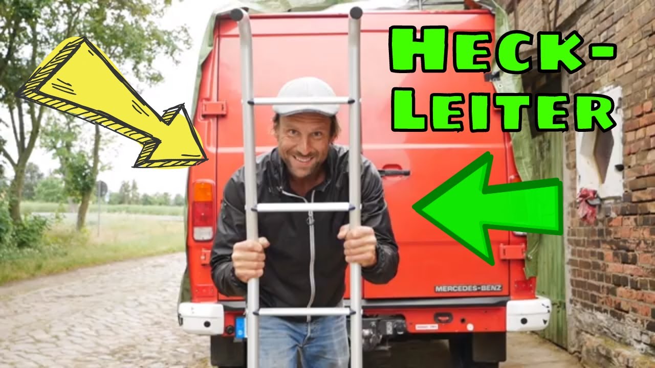 Heckleiter anbauen an deinen Camper Wohnmobil Van - Anleitung & Montage (mit praktischen Tipps)
