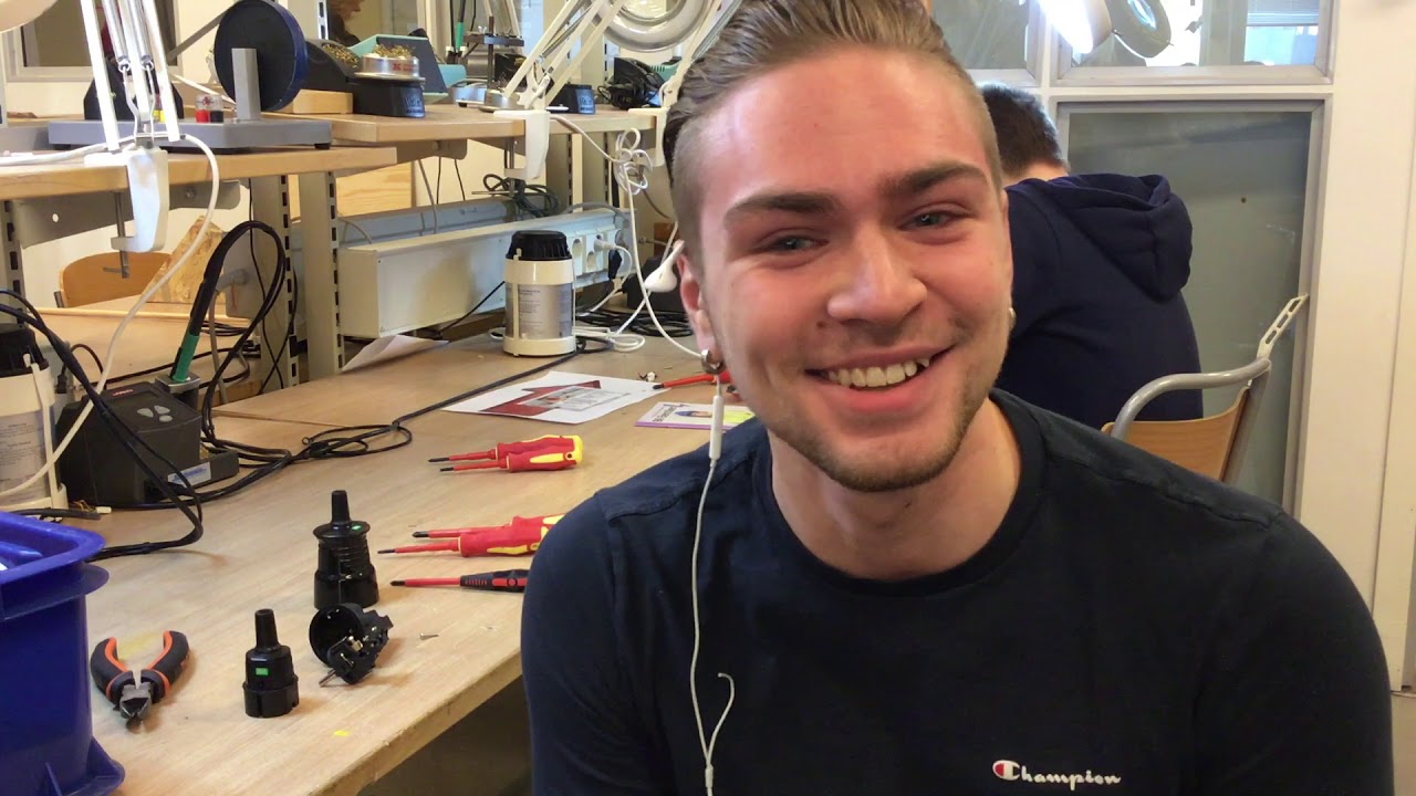 Reportage från Öppet Hus 2018: El- och energiprogrammet