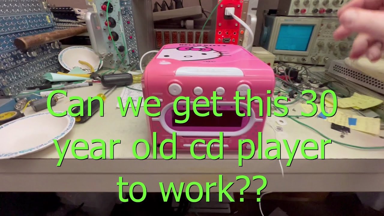 Icemanfiveoh-Random repair-Hello Kitty cd alarm clock repair