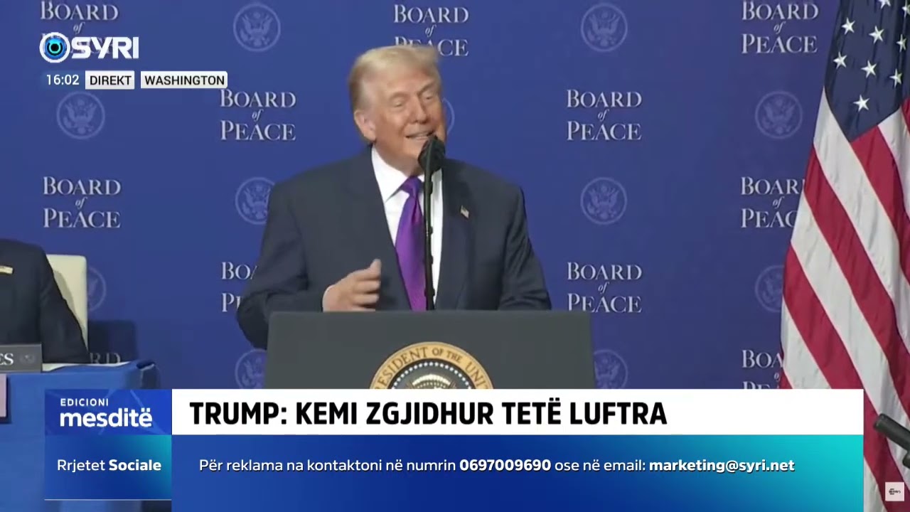 Bordi i Paqes, Trump vlerëson Osmanin: Po bën një punë të madhe, kur të keni probleme, më telefono