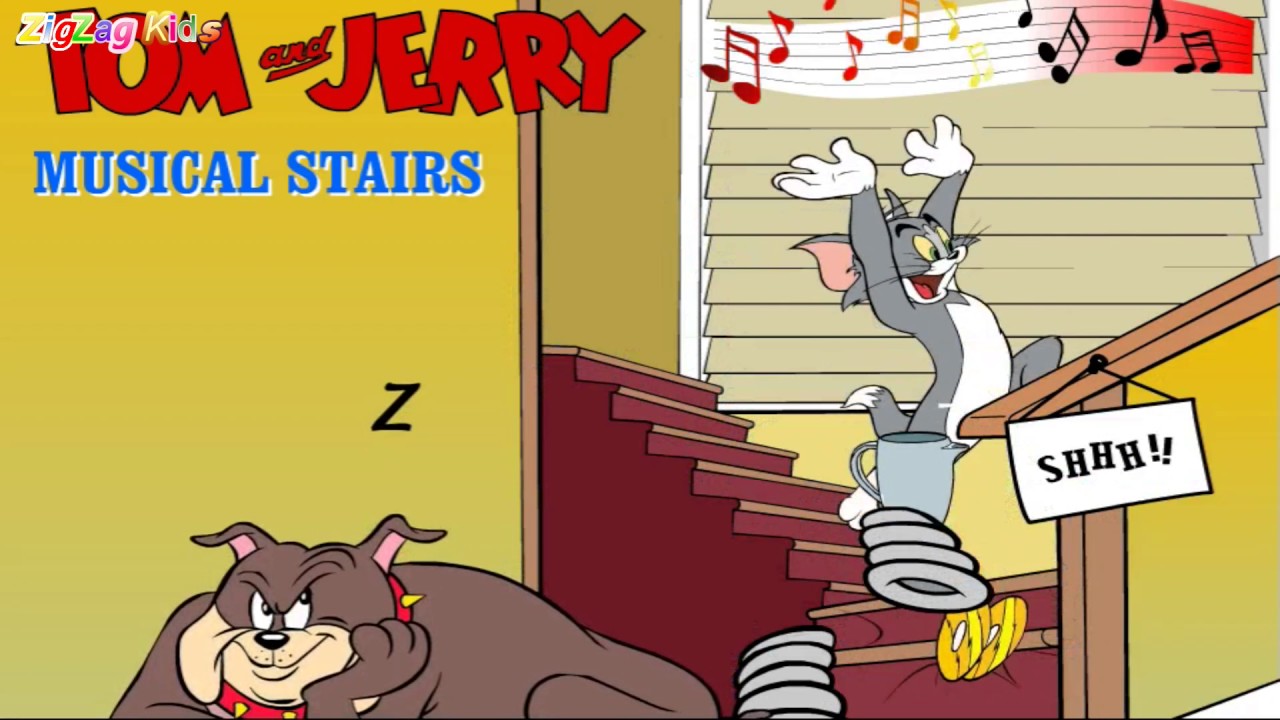 Tom and Jerry | Musical Stairs | @ZigZagGamerPT