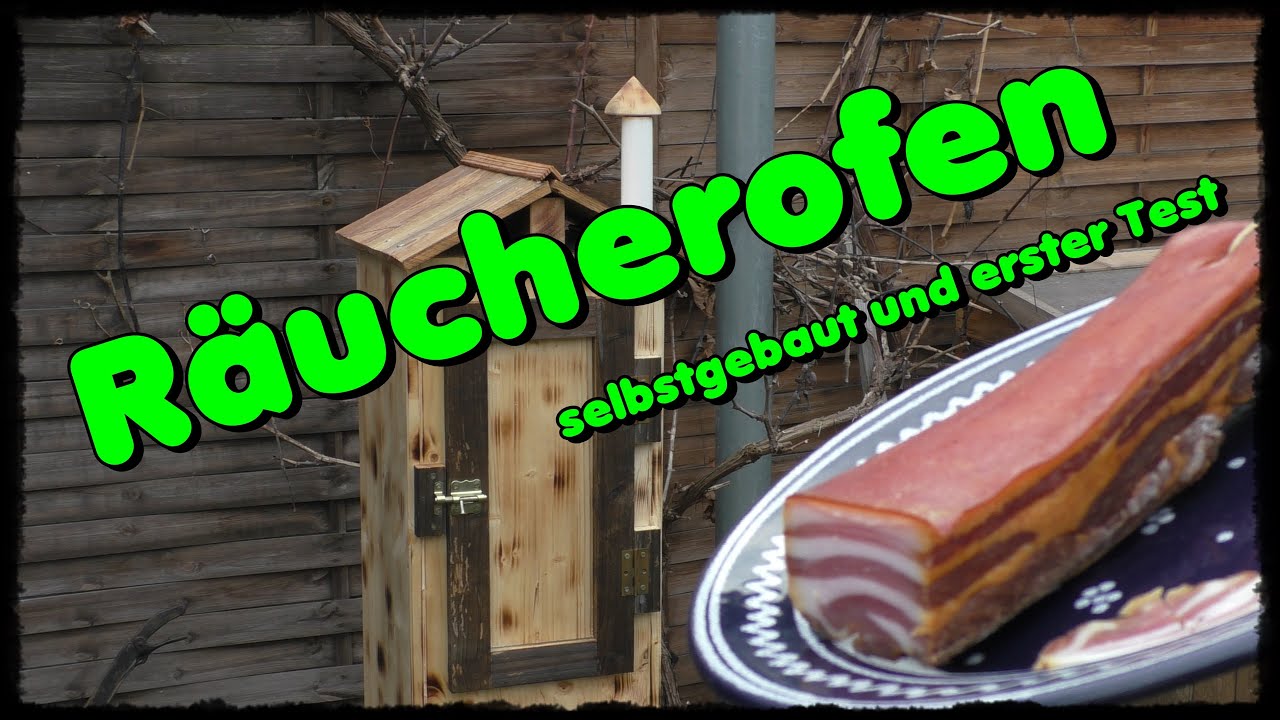 🥓Speck räuchern in selbstgebauter Holz Räucherkiste🤤
