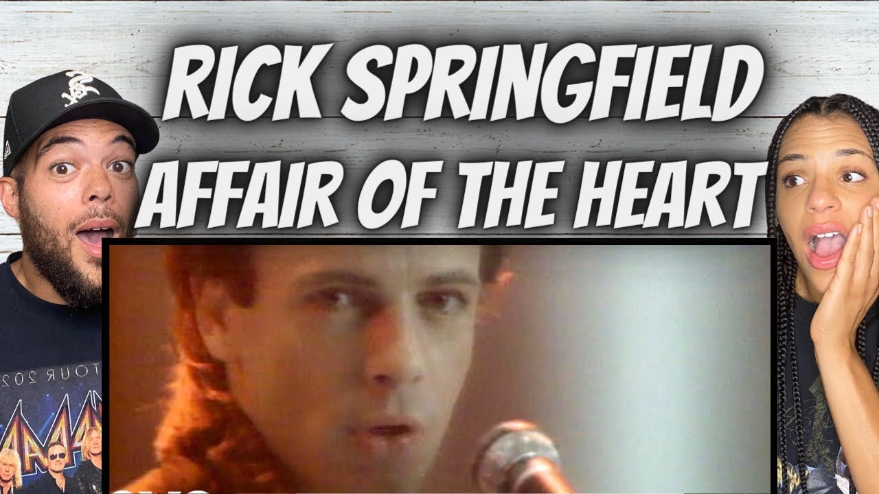 A VIBE!| FIRST TIME HEARING Rick Springfield -  Affair of the Heart REACTION
