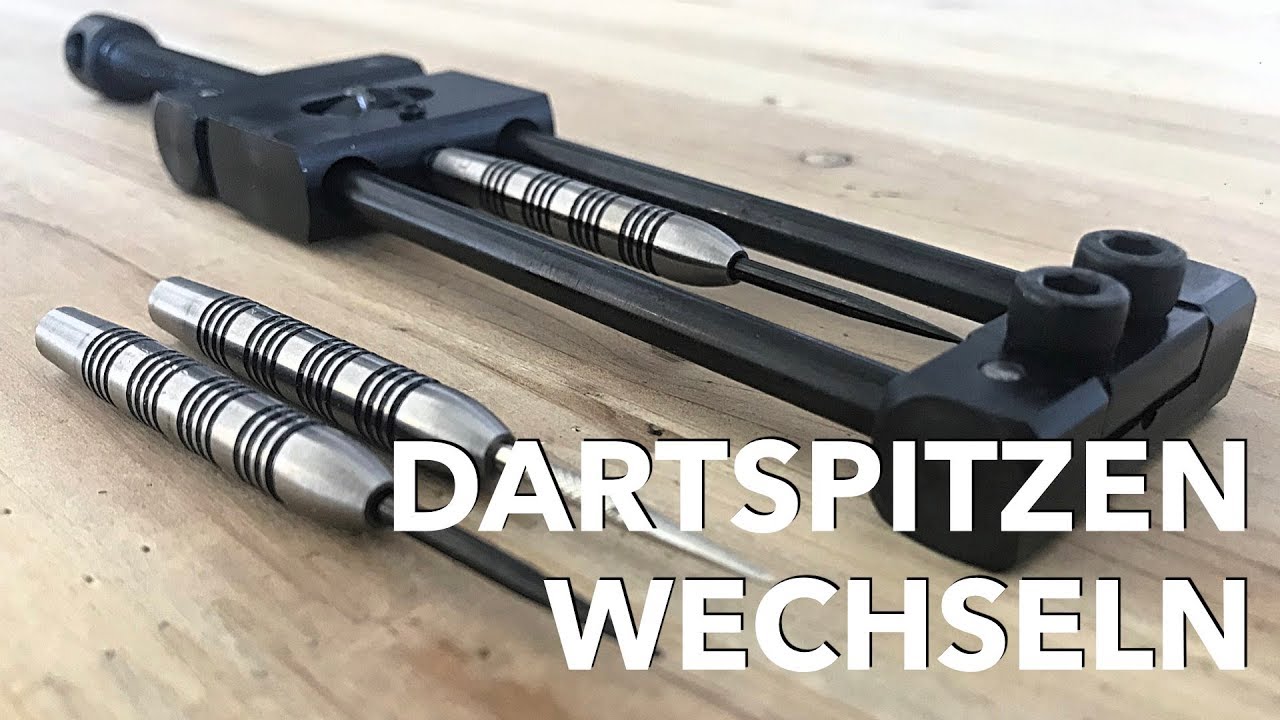 Steeldart Spitzen und Dartspitzen mit Spitzenwechselmaschine wechseln | myDartpfeil