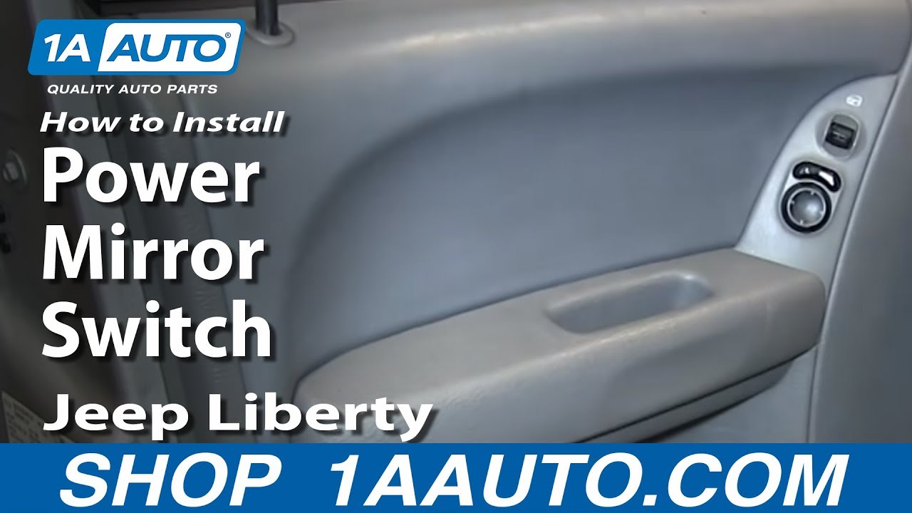 How To Replace Power Mirror Switch 04-07 Jeep Liberty