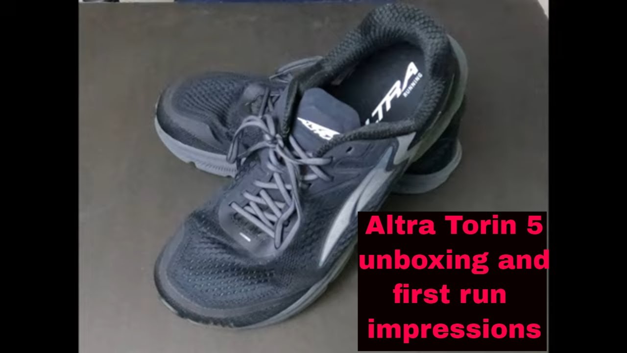 Распаковка Altra Torin 5 и впечатления от первого запуска