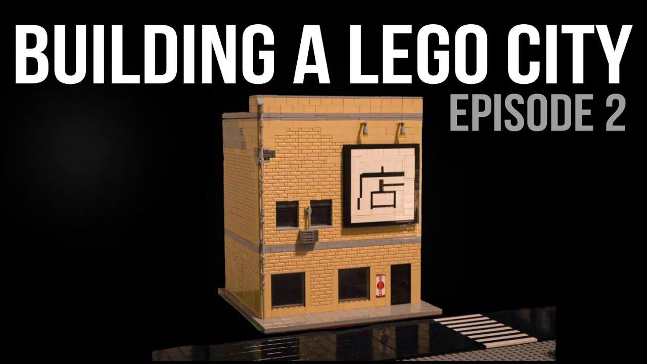 building a JAPANESE styled LEGO city episode 2 | first building